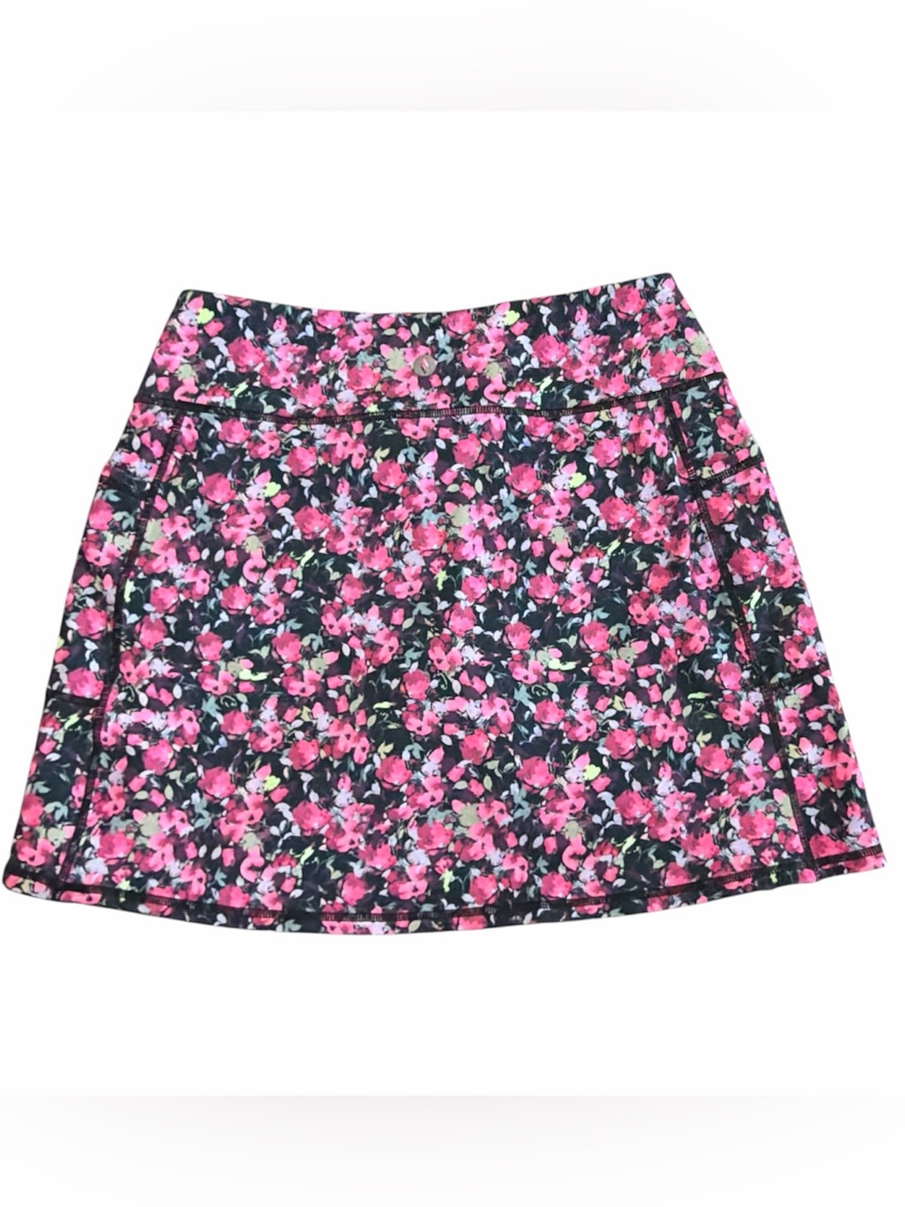 Sketchers Go Stretch Fantasy Fields Floral Pink Active Skort 16” size S - Picture 3 of 7